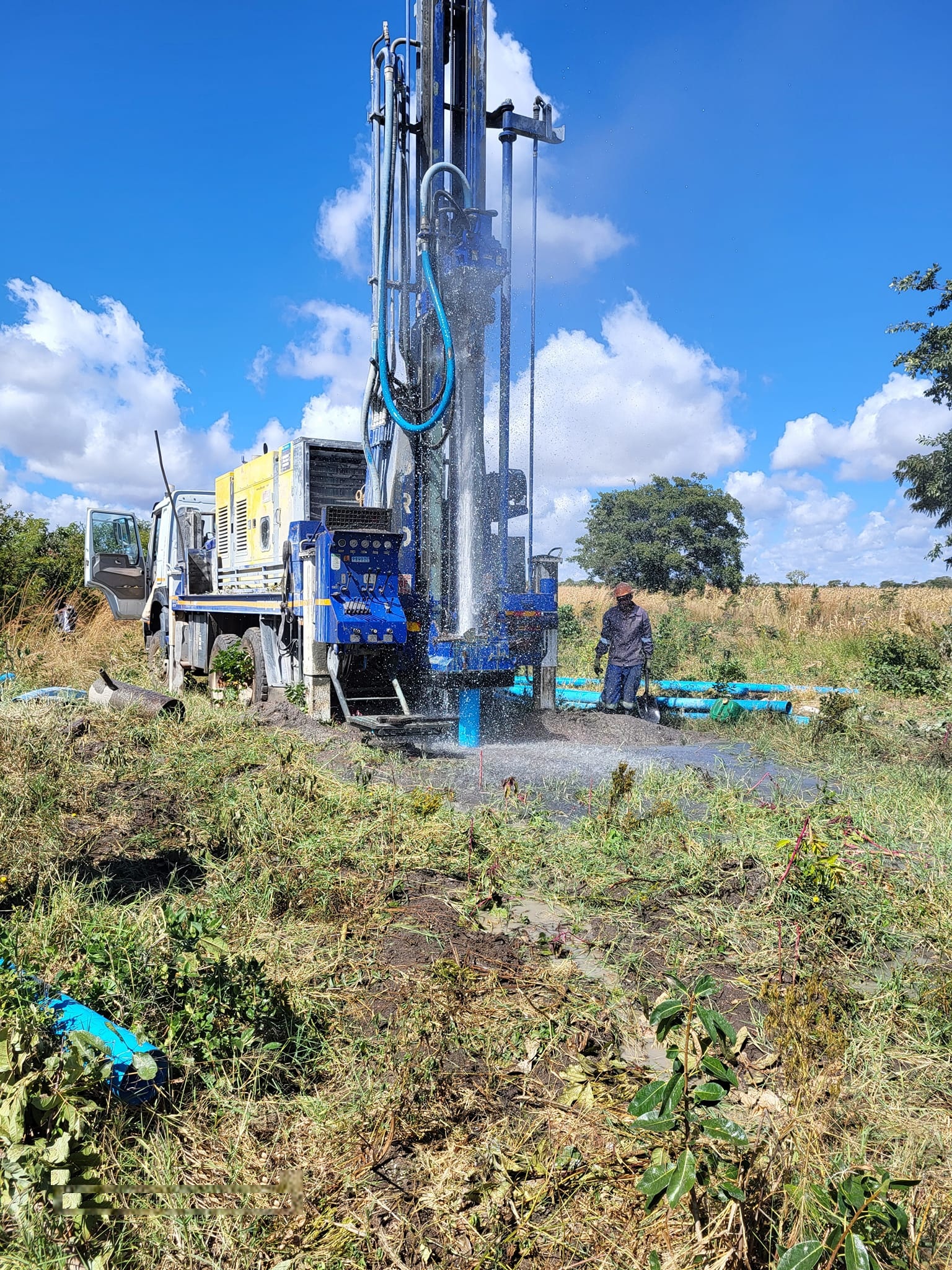 Borehole Drilling Operation